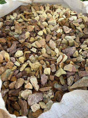 Златолит персиковый декоративная каменная крошка купить в Верещагино