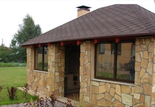 Плитняк златолит жёлтый для фасада 1,5-3 см купить в Верещагино