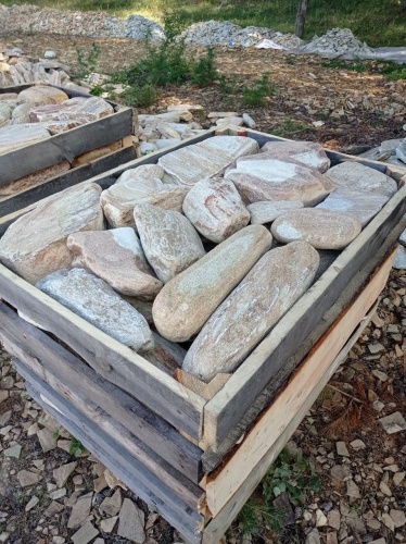 Златолит жёлтый, жёлто-зелёный глыбки и валуны для ланшафтного дизайна купить в Верещагино