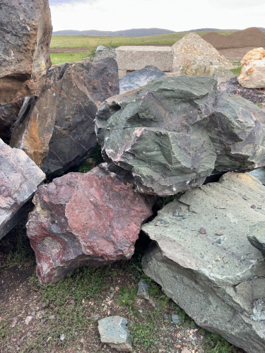 Камни для ландшафтного дизайна зелёные 10-60 килограмм купить в Верещагино