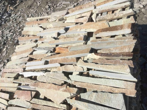 Горбушка златолит золотистый для облицовки купить в Верещагино